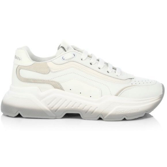 Dolce & Gabbana Daymaster Lace-Up Sneakers White Men’s EU 45/UK 11/US 12 $675